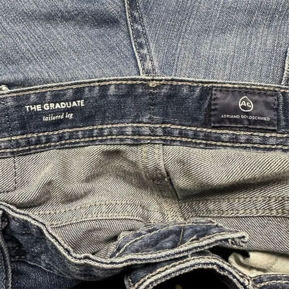 AG Adriano Goldschmied Men's The Graduate Tailored Leg Jeans‎ Blue Size 31